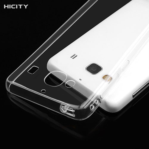 Ultra-thin Transparent TPU Soft Case Cover for Xiaomi Redmi 2 Clear