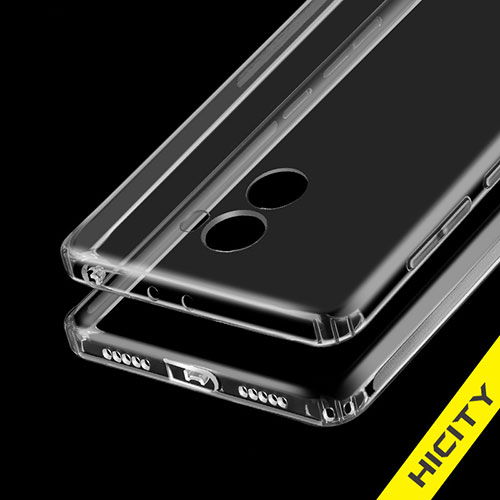 Ultra-thin Transparent TPU Soft Case Cover for Xiaomi Redmi 4 Standard Edition Clear