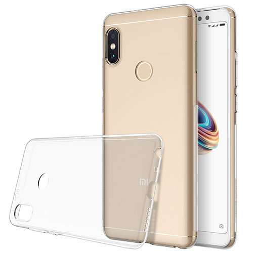 Ultra-thin Transparent TPU Soft Case Cover for Xiaomi Redmi Note 5 AI Dual Camera Clear