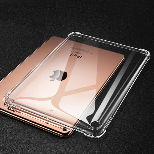 Ultra-thin Transparent TPU Soft Case Cover H01 for Apple iPad Mini 5 (2019) Clear