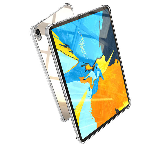 Ultra-thin Transparent TPU Soft Case Cover H01 for Apple iPad Pro 11 (2018) Clear