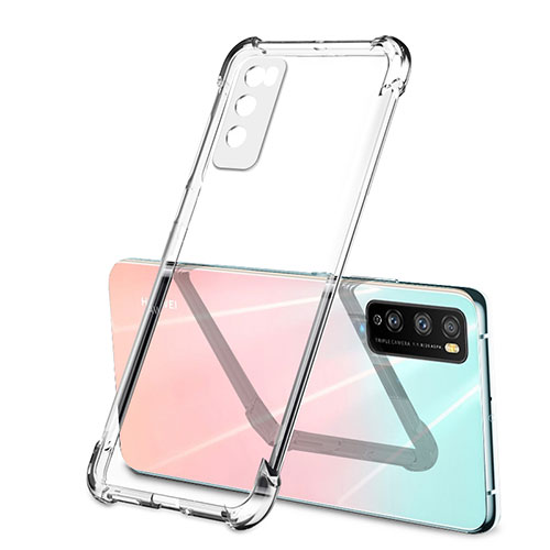 Ultra-thin Transparent TPU Soft Case Cover H01 for Huawei Enjoy 20 Pro 5G Clear
