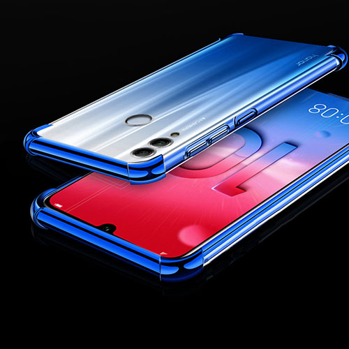 Ultra-thin Transparent TPU Soft Case Cover H01 for Huawei Honor 10 Lite Blue