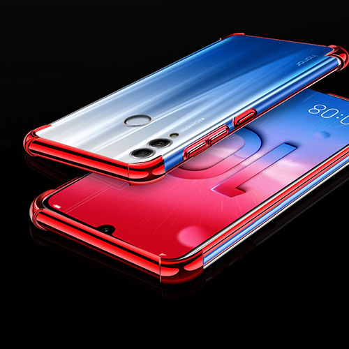 Ultra-thin Transparent TPU Soft Case Cover H01 for Huawei Honor 10 Lite Red