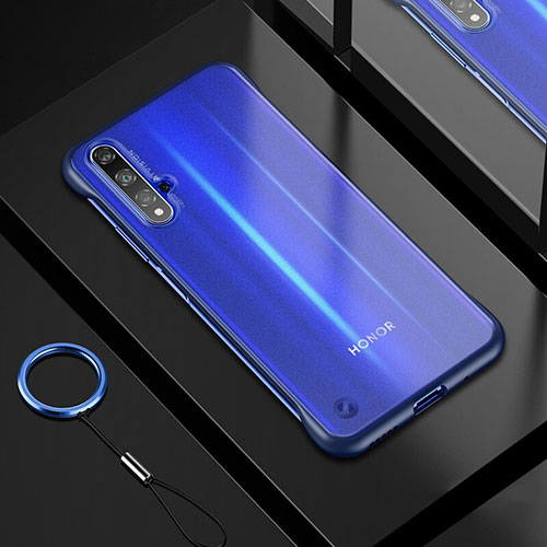 Ultra-thin Transparent TPU Soft Case Cover H01 for Huawei Honor 20S Blue