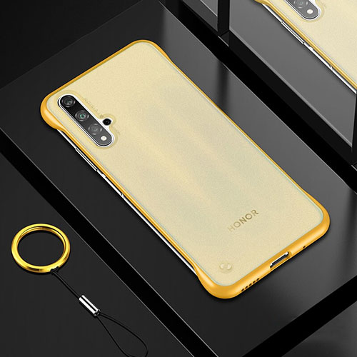 Ultra-thin Transparent TPU Soft Case Cover H01 for Huawei Honor 20S Gold