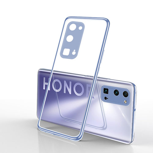 Ultra-thin Transparent TPU Soft Case Cover H01 for Huawei Honor 30 Pro+ Plus Silver