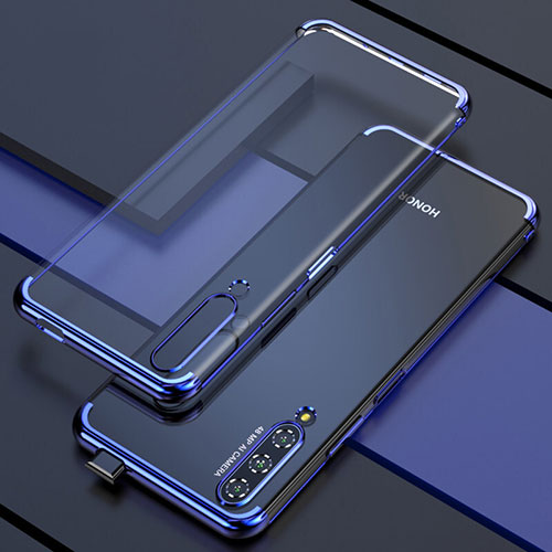 Ultra-thin Transparent TPU Soft Case Cover H01 for Huawei Honor 9X Pro Blue