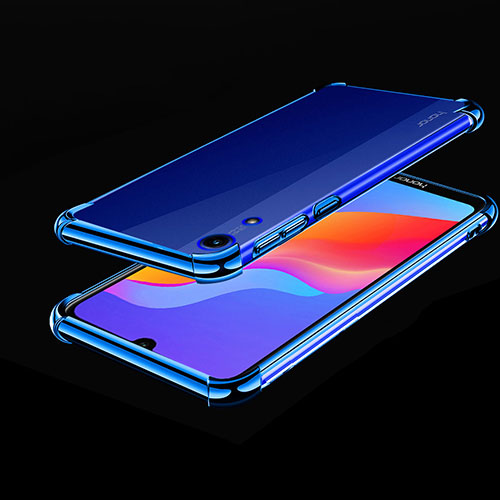 Ultra-thin Transparent TPU Soft Case Cover H01 for Huawei Honor Play 8A Blue