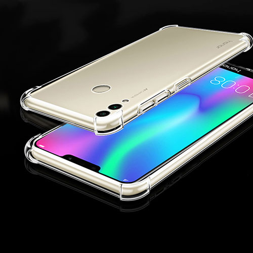 Ultra-thin Transparent TPU Soft Case Cover H01 for Huawei Honor Play 8C Clear
