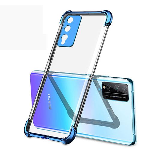 Ultra-thin Transparent TPU Soft Case Cover H01 for Huawei Honor Play4T Pro Blue