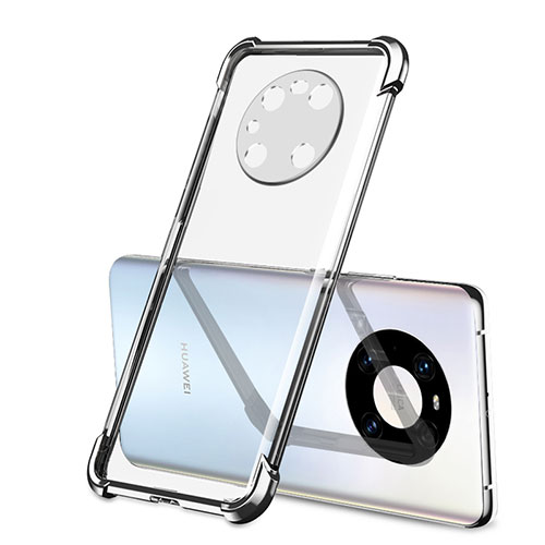 Ultra-thin Transparent TPU Soft Case Cover H01 for Huawei Mate 40 Pro Silver