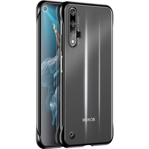 Ultra-thin Transparent TPU Soft Case Cover H01 for Huawei Nova 5T Black