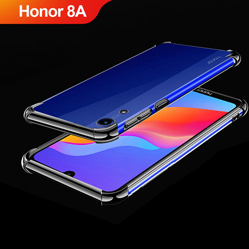 Ultra-thin Transparent TPU Soft Case Cover H01 for Huawei Y6 Pro (2019) Black