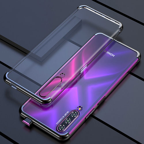 Ultra-thin Transparent TPU Soft Case Cover H01 for Huawei Y9s Black