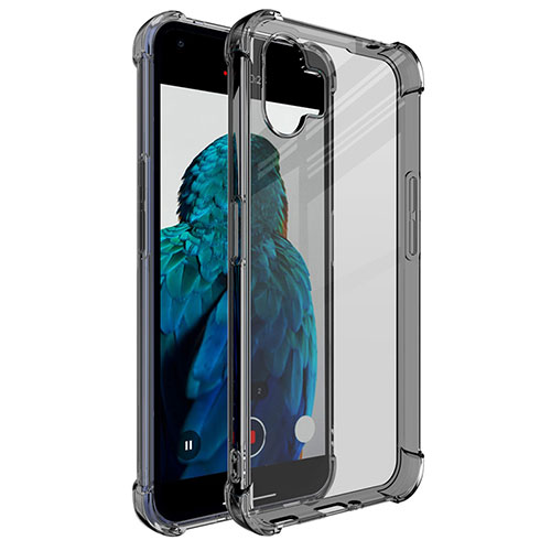Ultra-thin Transparent TPU Soft Case Cover H01 for Nothing Phone 1 Gray