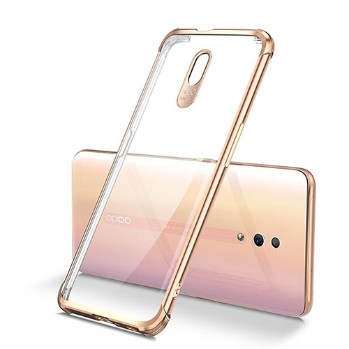 Ultra-thin Transparent TPU Soft Case Cover H01 for Oppo Reno Gold