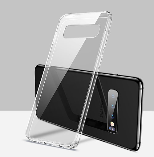 Ultra-thin Transparent TPU Soft Case Cover H01 for Samsung Galaxy S10 Clear