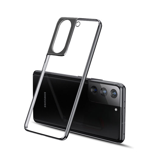 Ultra-thin Transparent TPU Soft Case Cover H01 for Samsung Galaxy S21 5G Black
