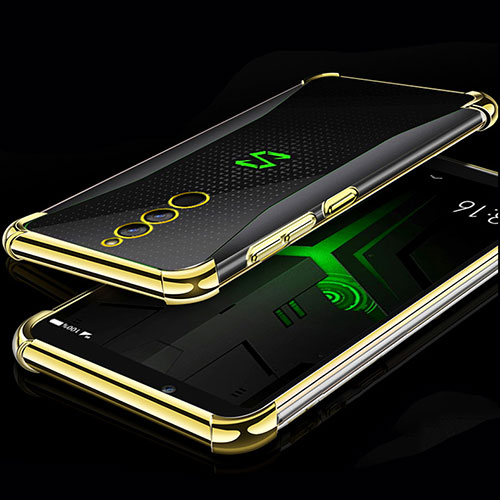 Ultra-thin Transparent TPU Soft Case Cover H01 for Xiaomi Black Shark Helo Gold