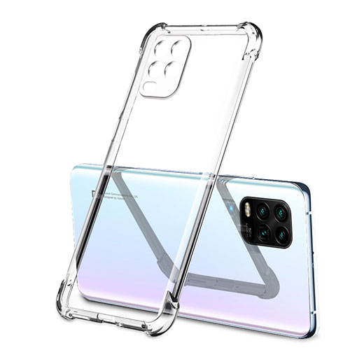 Ultra-thin Transparent TPU Soft Case Cover H01 for Xiaomi Mi 10 Lite Clear
