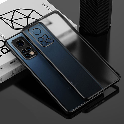 Ultra-thin Transparent TPU Soft Case Cover H01 for Xiaomi Mi 10T 5G Black