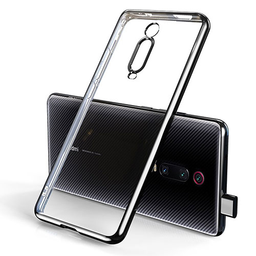 Ultra-thin Transparent TPU Soft Case Cover H01 for Xiaomi Mi 9T Black