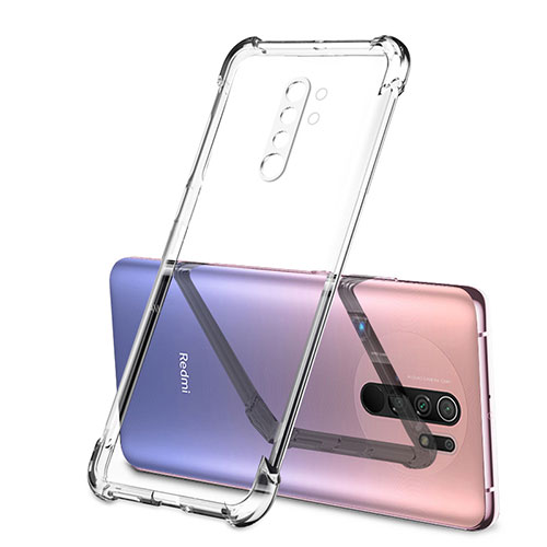 Ultra-thin Transparent TPU Soft Case Cover H01 for Xiaomi Redmi 9 Clear