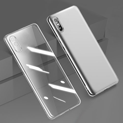 Ultra-thin Transparent TPU Soft Case Cover H01 for Xiaomi Redmi 9AT Clear