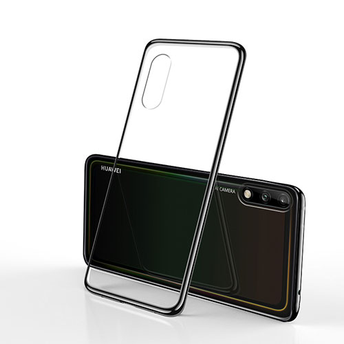 Ultra-thin Transparent TPU Soft Case Cover H02 for Huawei Enjoy 10 Black