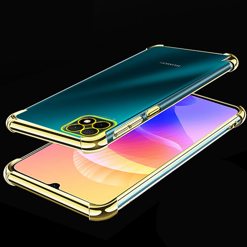 Ultra-thin Transparent TPU Soft Case Cover H02 for Huawei Enjoy 20 5G Gold