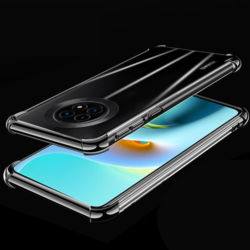 Ultra-thin Transparent TPU Soft Case Cover H02 for Huawei Enjoy 20 Plus 5G Black