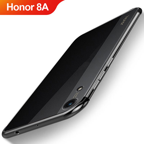 Ultra-thin Transparent TPU Soft Case Cover H02 for Huawei Honor 8A Black
