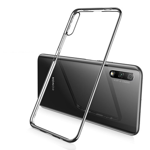 Ultra-thin Transparent TPU Soft Case Cover H02 for Huawei Honor 9X Black