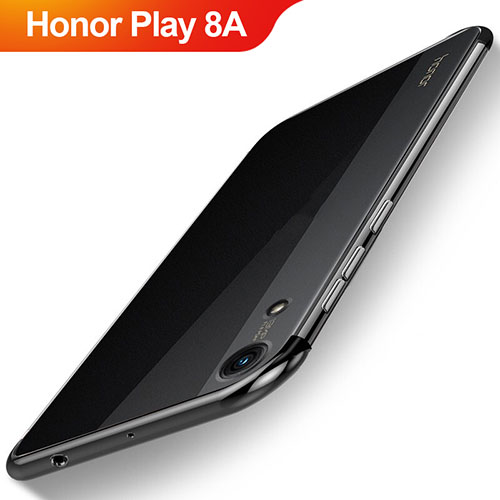 Ultra-thin Transparent TPU Soft Case Cover H02 for Huawei Honor Play 8A Black