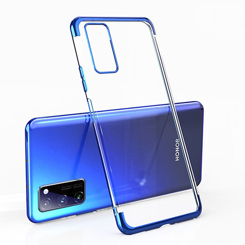 Ultra-thin Transparent TPU Soft Case Cover H02 for Huawei Honor V30 Pro 5G Blue