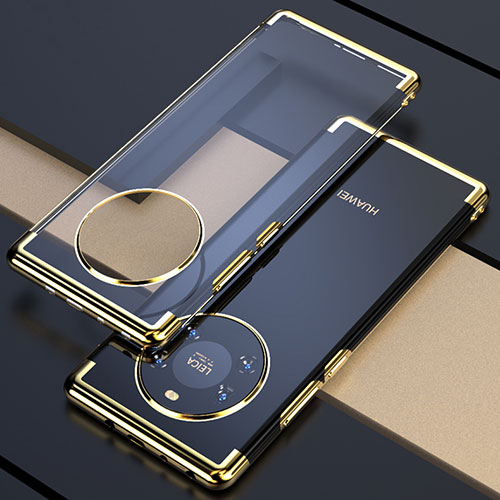 Ultra-thin Transparent TPU Soft Case Cover H02 for Huawei Mate 40 Gold