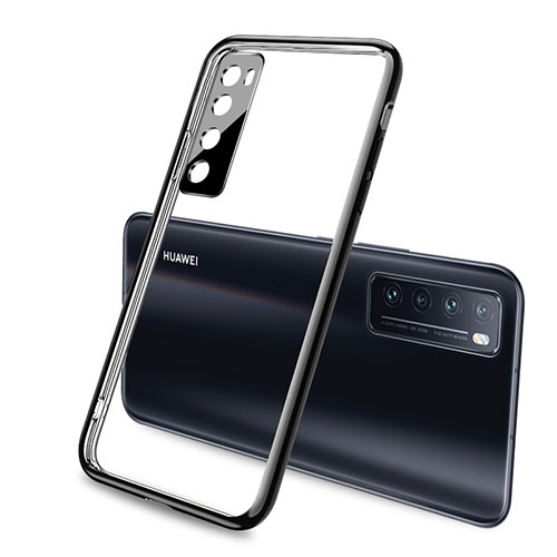 Ultra-thin Transparent TPU Soft Case Cover H02 for Huawei Nova 7 5G Black