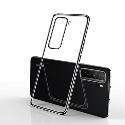 Ultra-thin Transparent TPU Soft Case Cover H02 for Huawei Nova 7 SE 5G Black