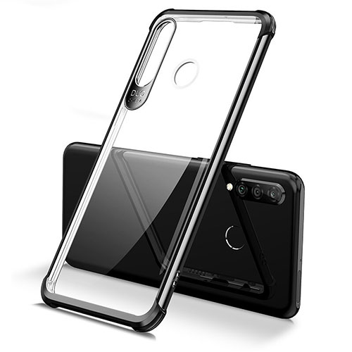Ultra-thin Transparent TPU Soft Case Cover H02 for Huawei P30 Lite New Edition Black