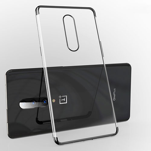 Ultra-thin Transparent TPU Soft Case Cover H02 for OnePlus 7 Pro Black
