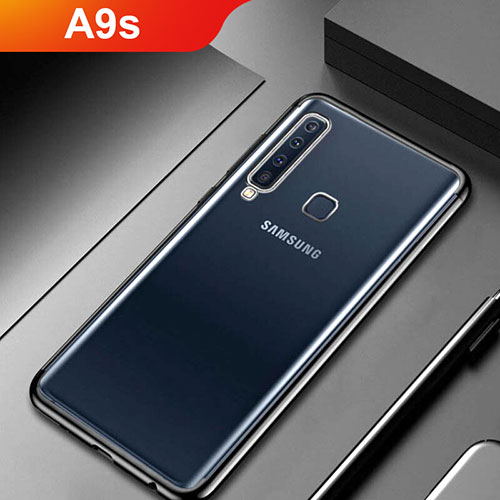 Ultra-thin Transparent TPU Soft Case Cover H02 for Samsung Galaxy A9s Black