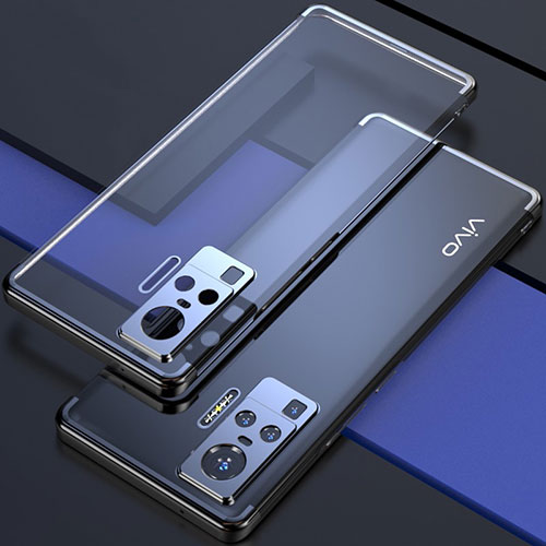 Ultra-thin Transparent TPU Soft Case Cover H02 for Vivo X50 Pro 5G Black