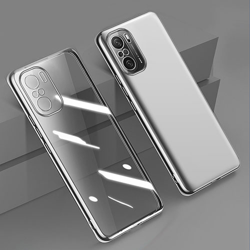 Ultra-thin Transparent TPU Soft Case Cover H02 for Xiaomi Mi 11X Pro 5G Silver