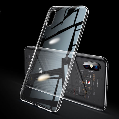 Ultra-thin Transparent TPU Soft Case Cover H02 for Xiaomi Mi 8 Explorer Clear