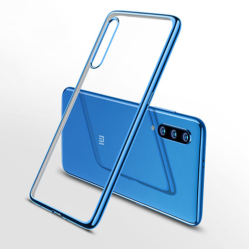 Ultra-thin Transparent TPU Soft Case Cover H02 for Xiaomi Mi 9 SE Blue