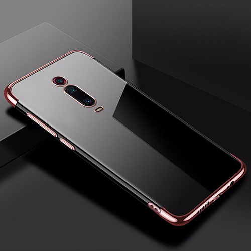 Ultra-thin Transparent TPU Soft Case Cover H02 for Xiaomi Mi 9T Pro Rose Gold
