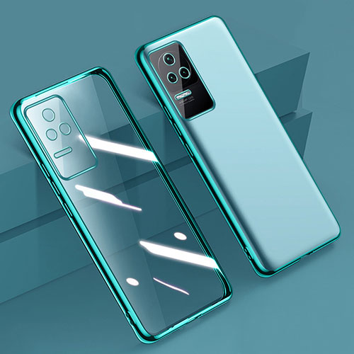 Ultra-thin Transparent TPU Soft Case Cover H02 for Xiaomi Poco F4 5G Green