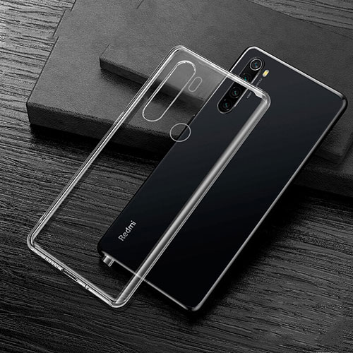 Ultra-thin Transparent TPU Soft Case Cover H02 for Xiaomi Redmi Note 8 (2021) Clear
