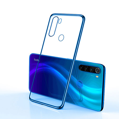 Ultra-thin Transparent TPU Soft Case Cover H02 for Xiaomi Redmi Note 8T Blue